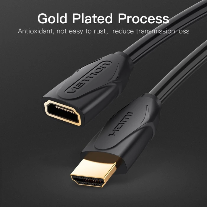 Vention HDMI Extension Cable 0.5m Black VAA-B06-B050