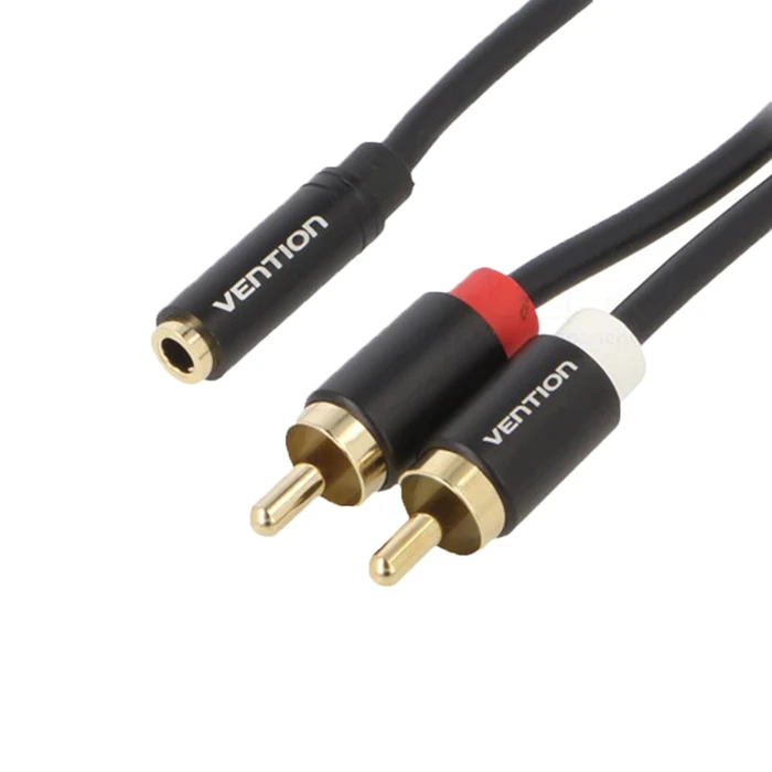 VENTION Audio Cable 3.5mm Female to 2RCA Male 1.5m