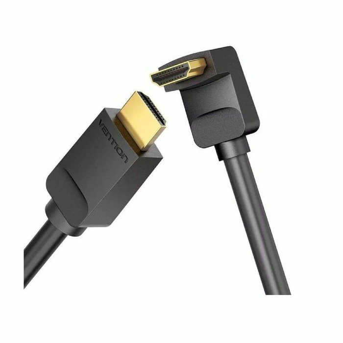 HDMI Cable Vention Right Angle 90 Degree 3m Black AARBI VENAARBI