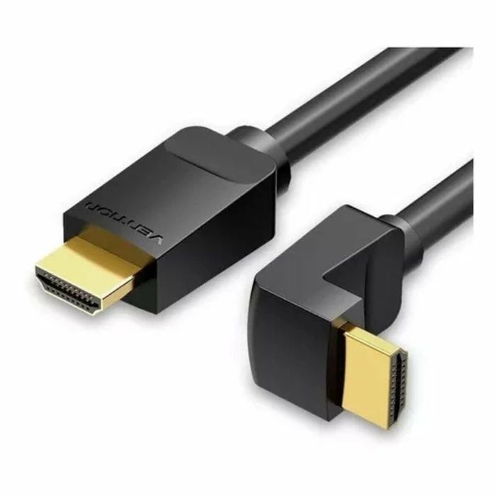 HDMI Cable Vention Right Angle 90 Degree 3m Black AARBI VENAARBI