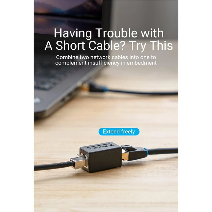 Vention Cat.6 FTP Keystone Jack Coupler White (IPVW0) (VENIPVW0)