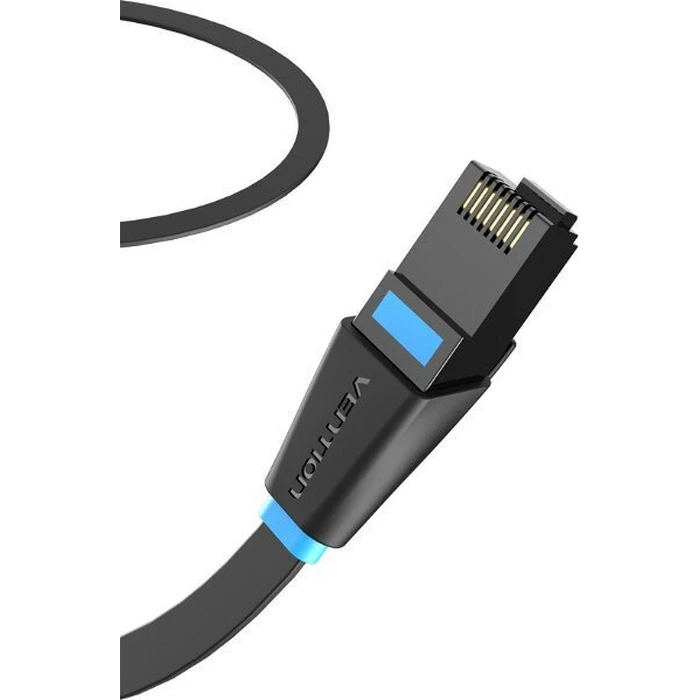 Cable VENTION Flat Cat 6 UTP Patch Cable 5M Black