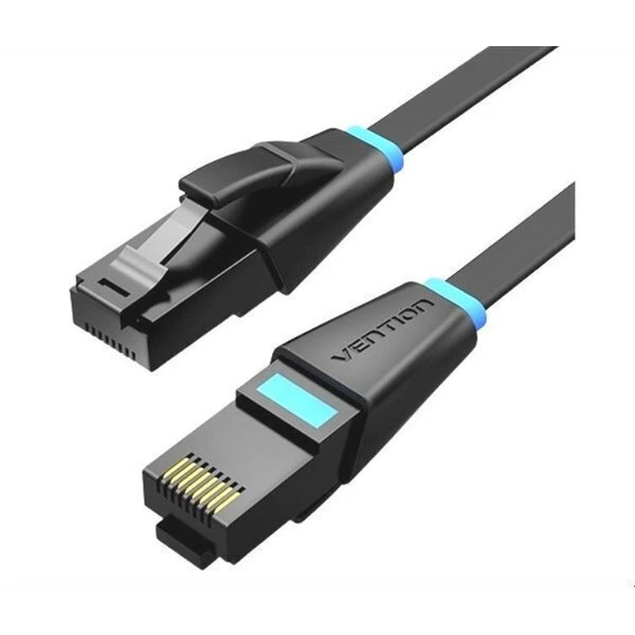 Cable VENTION Flat Cat 6 UTP Patch Cable 5M Black