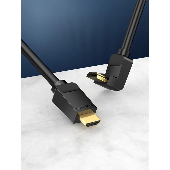 Vention HDMI Right Angle Cable 90° 1M Black (AARBF) (VENAARBF)