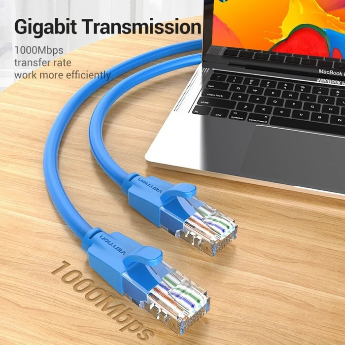 Vention Cat.6 UTP Patch Ethernet Cable 1M Blue (IBELF) (VENIBELF)
