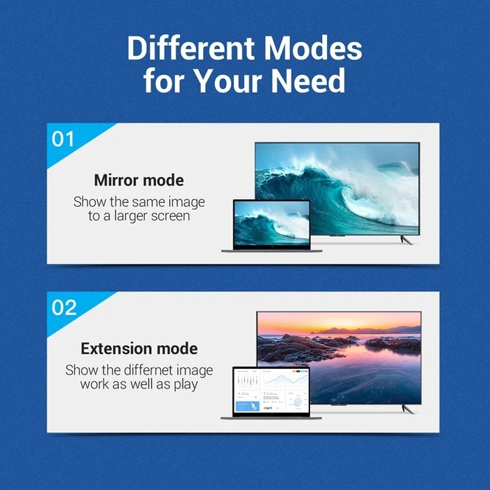 VENTION 4K DisplayPort to HDMI Cable 3M Black HAGBI