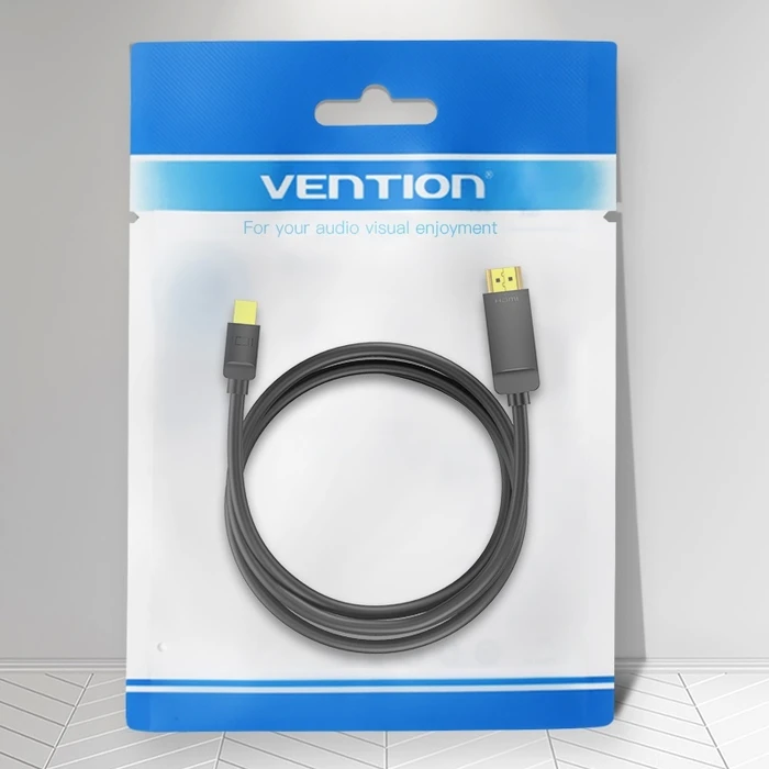 VENTION Καλώδιο Mini DisplayPort αρσ. σε HDMI αρσ. 3m Μαύρο (HAHBI)