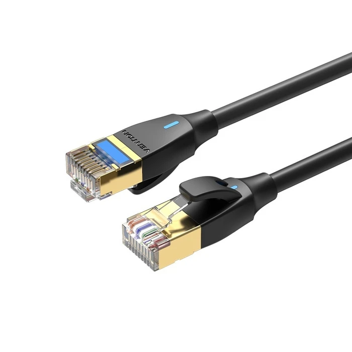 Vention Cat 8 SFTP Patch Cable 2M Black Slim Type IKIBH