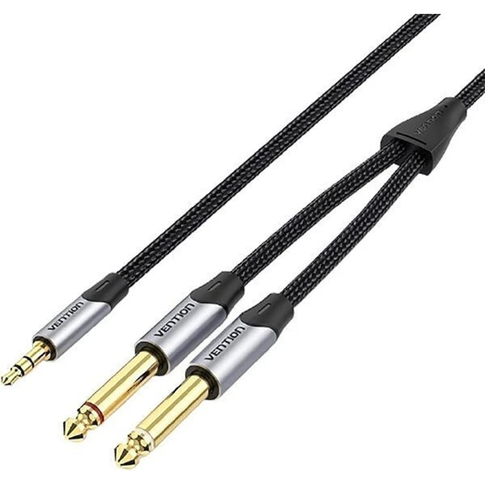 Vention Καλώδιο Ήχου TRS 3.5mm Αρσενικό σε 2x 6.5mm Αρσενικό 3m BARHI