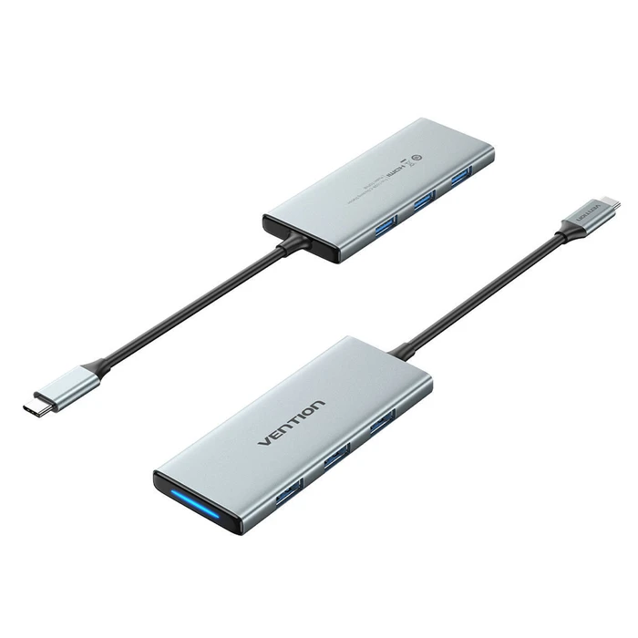 Default VENTION USB C to HDMI USB 3 0 x3 SD TF PD Docking Station