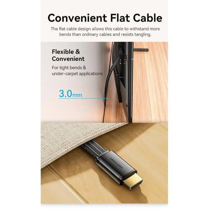 Καλώδιο HDMI 8K 10 m VENTION (AANBL) - Μαύρο