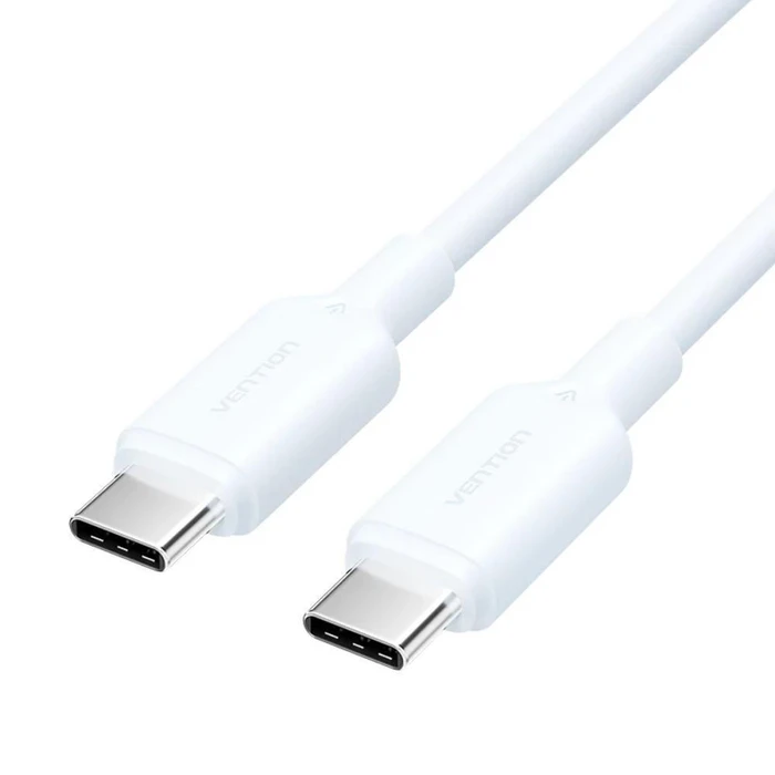 USB Cable Vention USB 2.0 Type C Male to Type C Male 3A Cable 1M Blue PVC Type TRCSF