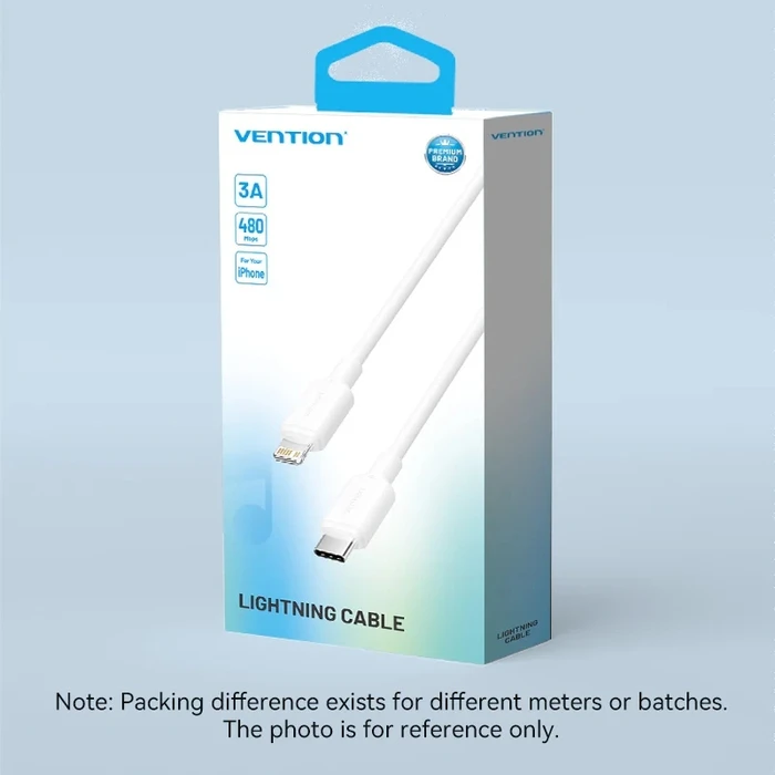 VENTION Καλώδιο USB C σε Lightning 1m Λευκό LAKWF