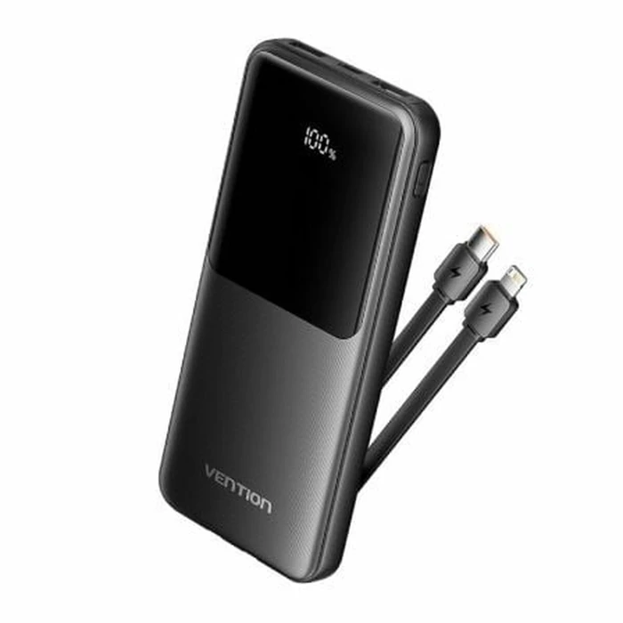 VENTION Power Bank 10000mAh 22.5W Μαύρο Led Display Type FHOB0