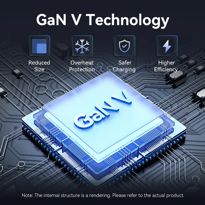 Vention Default Vention 2 Port USB C A GaN Charger 30W 18W EU Plug Gray FEWH0 EU