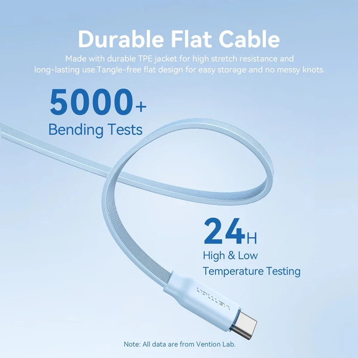 VENTION Charging Cable 3 in 1 USB 2.0 Type A to USB C Lightning Retractable 1.1 m Pink TRJPBE