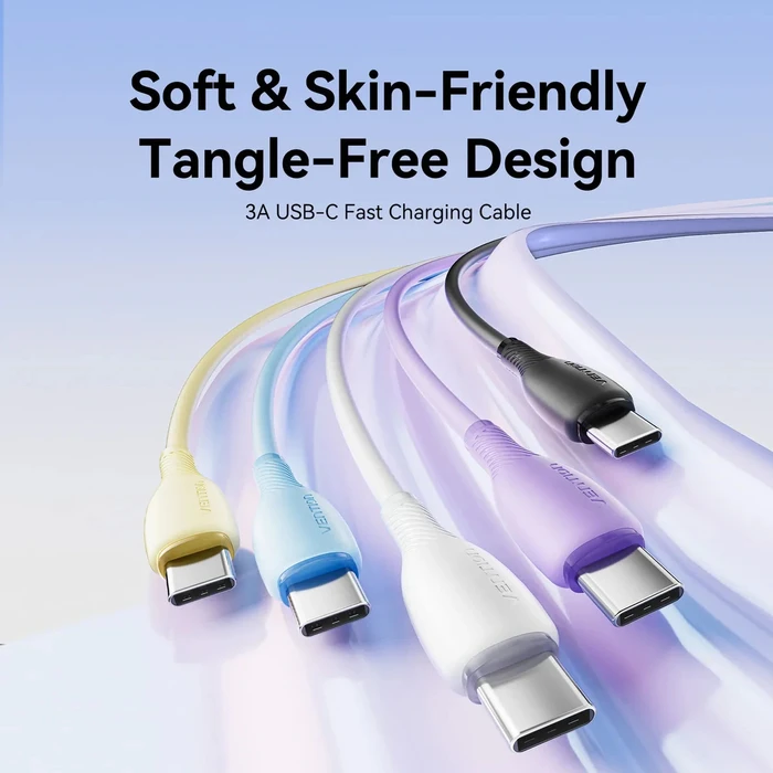 USB Cable Vention USB 2.0 A Male to C Male 3A 0.25m Black PVC Type CTWBC
