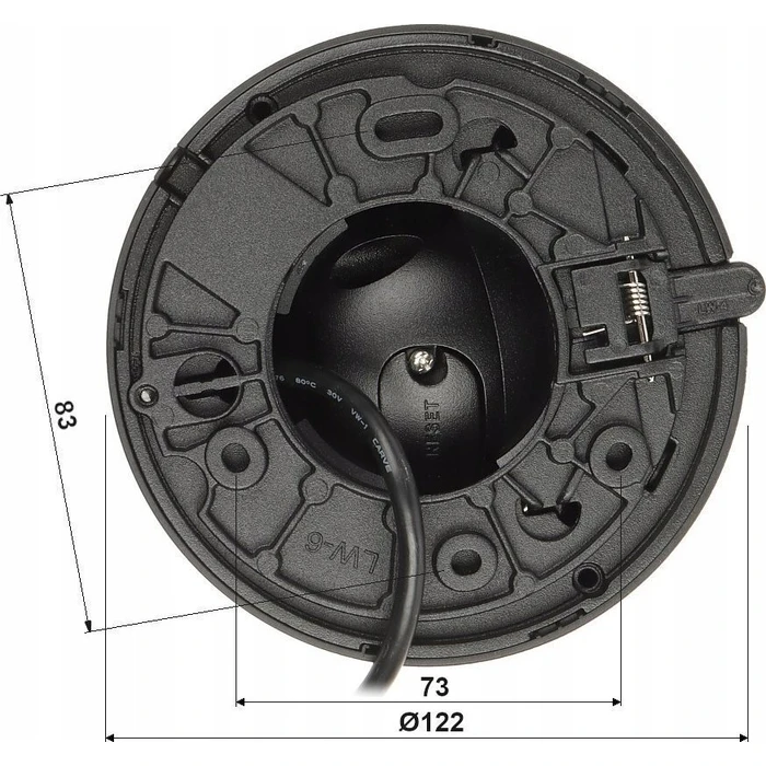Dahua Κάμερα IP Dome 5MP IR Μαύρη (HDW5541TM-ASE-0280B-S3-B)