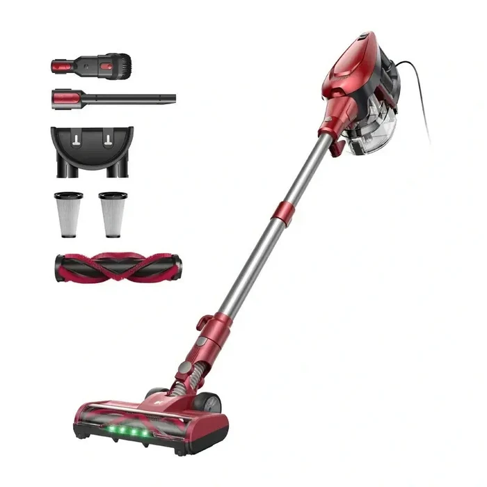 Vexilar C9 Ηλεκτρική Σκούπα 2 σε 1 Stick & Χειρός Κόκκινη