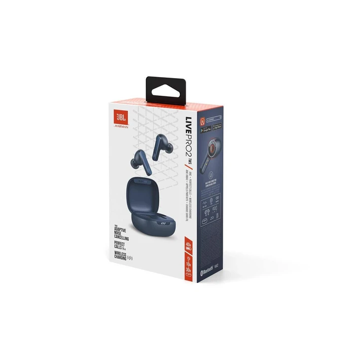 JBL Live Pro 2 True Wireless In‑ear Bluetooth Earbuds, Blue
