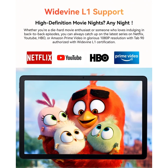 Blackview Tablet Tab 90 4G Android 14 Grey 8GB 128GB