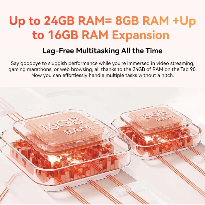 Blackview Tablet Tab 90 4G Android 14 Grey 8GB 128GB