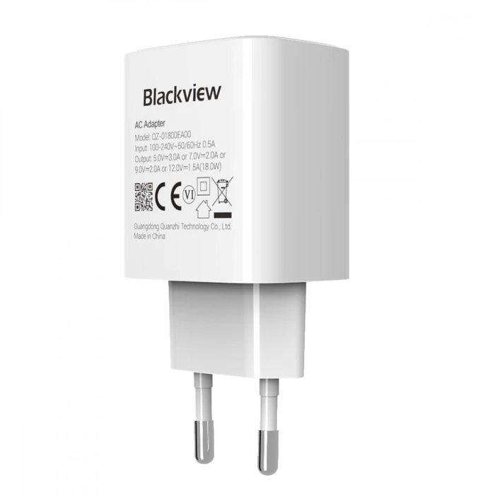Default BLACKVIEW USB Power Adapter 18W White