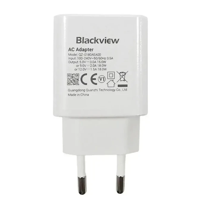 Default BLACKVIEW USB Power Adapter 18W White