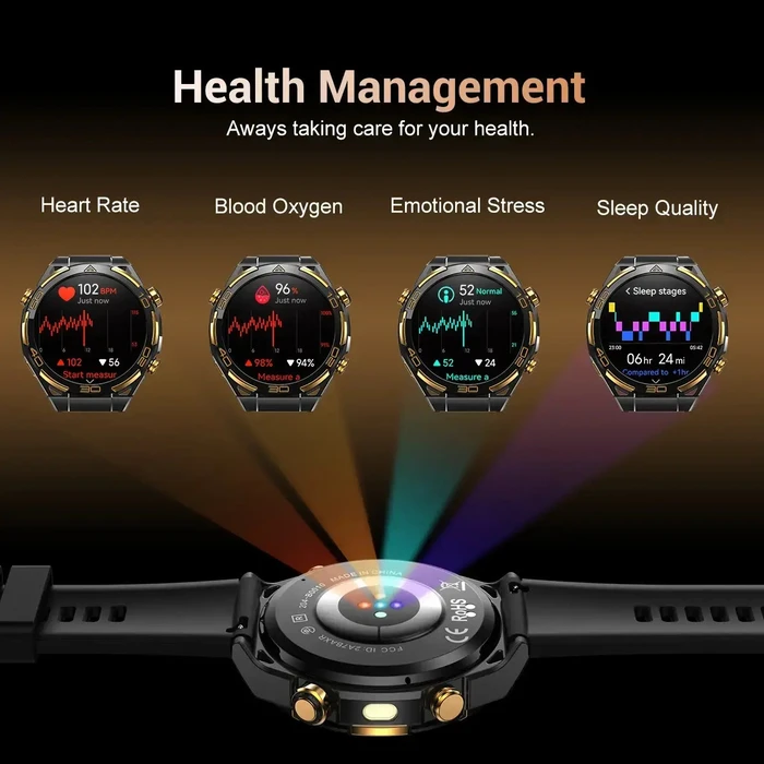 Smartwatch Blackview BT5.3 Multitask AMOLED Black