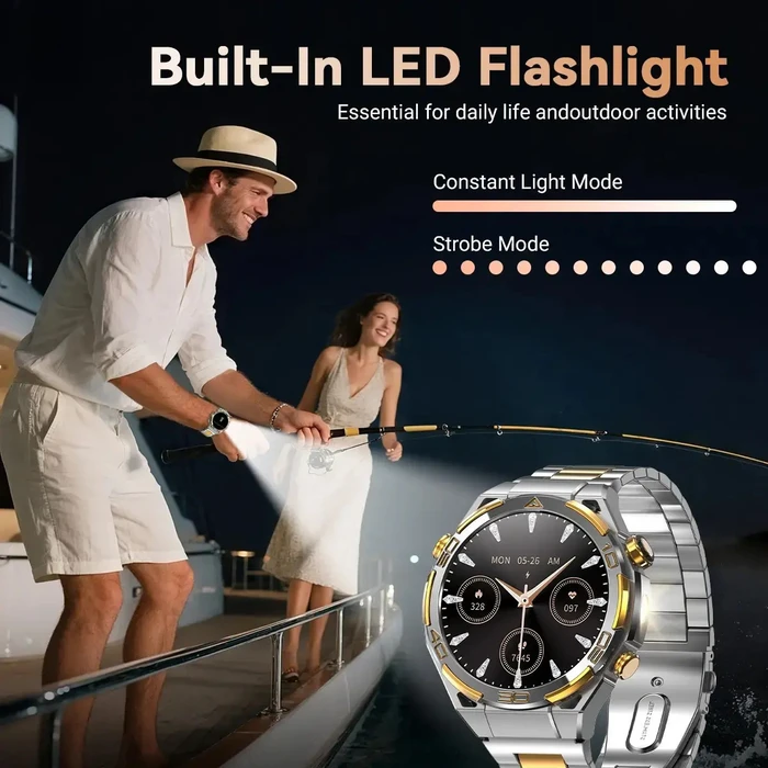 Blackview Smartwatch BT5.3 Multitask AMOLED Silver