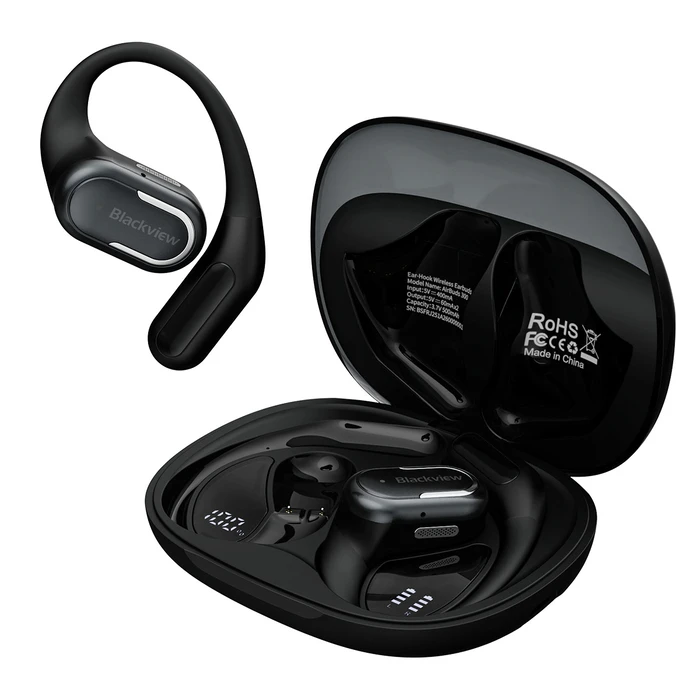 Blackview Headphones BT6 AirBuds 300 with Charging Dock Obsidian Black