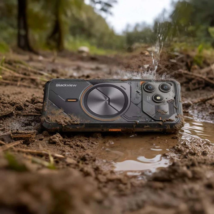 Blackview Rugged Phone Fort100 B 8GB 128GB NFC Android 16 Armor Black