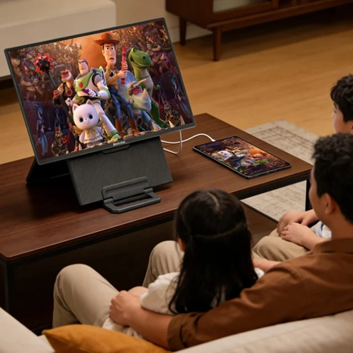 Blackview Monitor Ultra Slim Portable Screen 23.8 Inch FHD 16:9 1080P Black