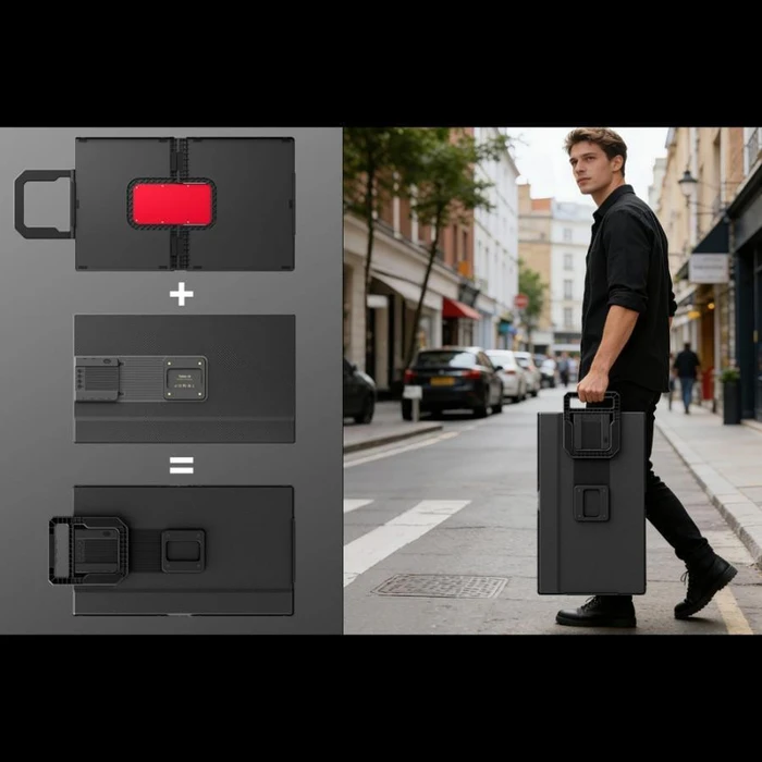 Blackview Monitor Ultra Slim Portable Screen 23.8 Inch FHD 16:9 1080P Black