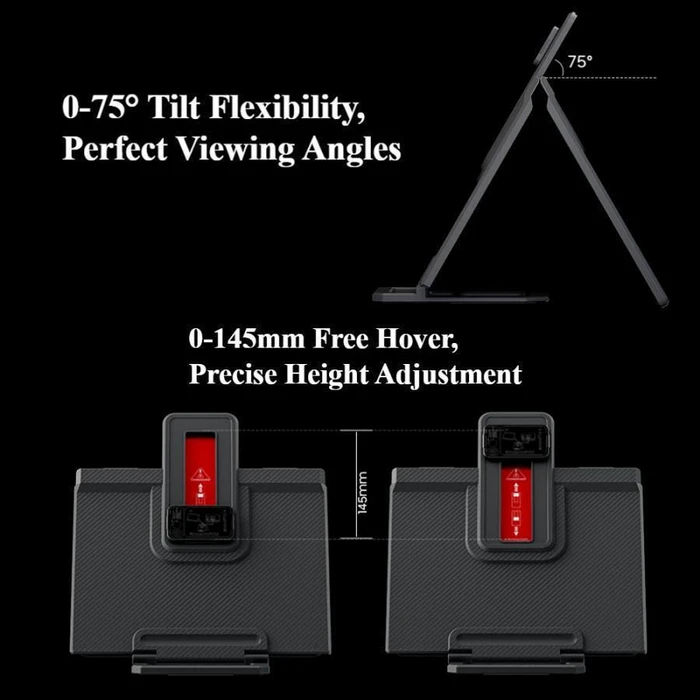 Blackview Monitor Ultra Slim Portable Screen 23.8 Inch FHD 16:9 1080P Black