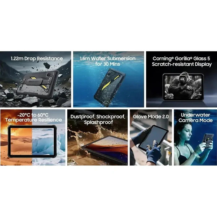BLACKVIEW TABLET ACTIVE 7 11" 6+12/128GB Μαύρο