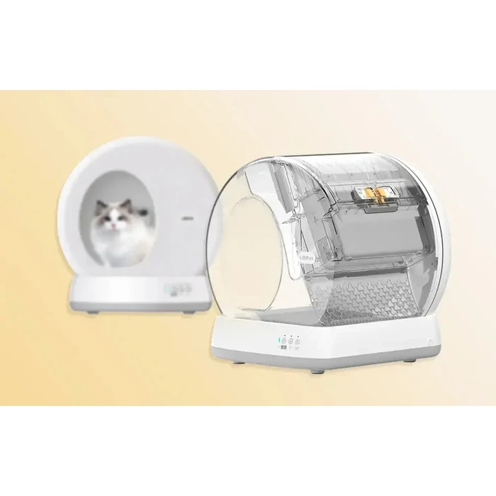 UBPet C10 Self-Cleaning Cat Litter Box (White) M 55.5 x 52 x 53 cm