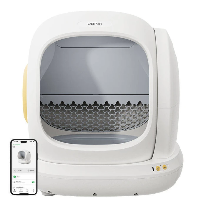 UBPet C20 Self-Cleaning Cat Toilet / Automatic Litter Box - White