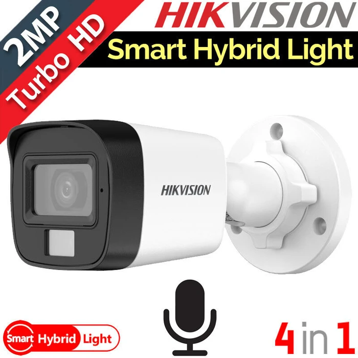 Hikvision DS-2CE16D0T-LPFS (2.8mm) CCTV Κάμερα Παρακολούθησης Full HD 1080p με Φακό 2.8 mm