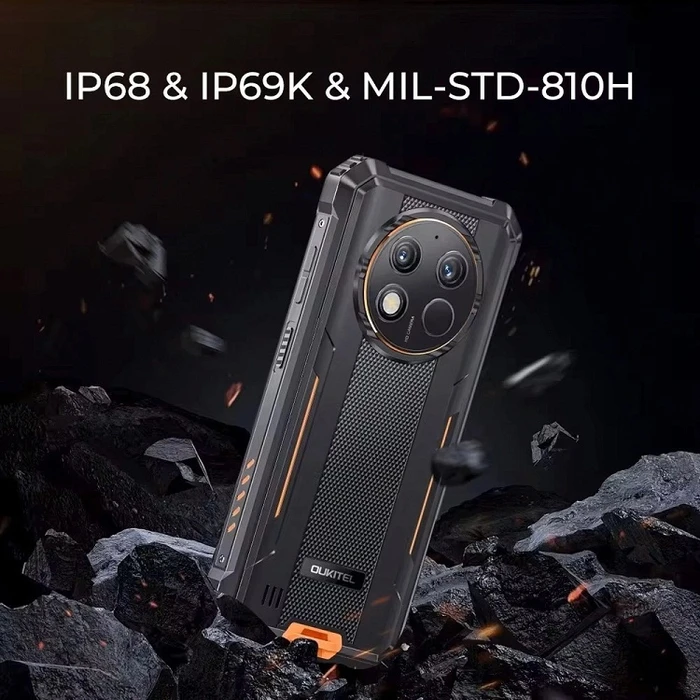 Oukitel WP28E Dual SIM (4/64GB) Ανθεκτικό Smartphone Μαύρο