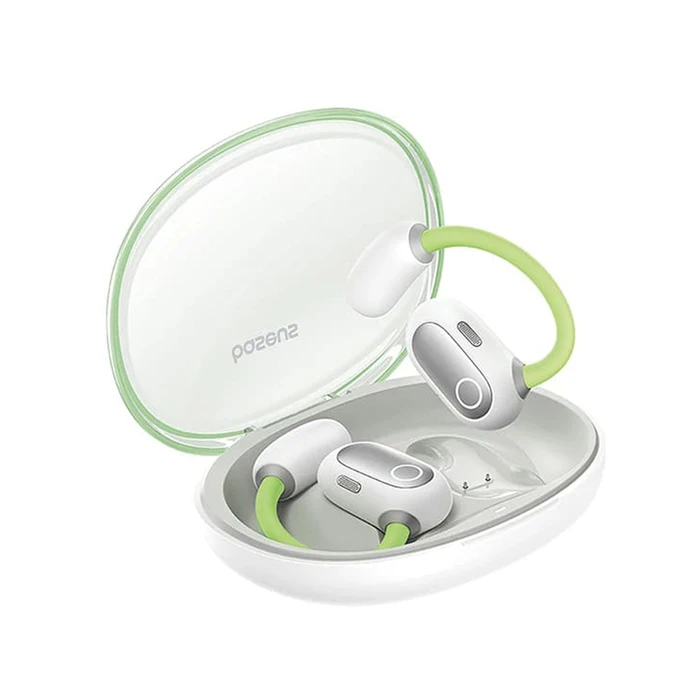 Baseus Eli Sport 1 PM20A Open Ear Bluetooth Handsfree Ακουστικά με Αντοχή στον Ιδρώτα και Θήκη Φόρτισης - Aurora Green