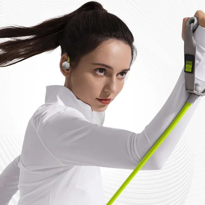Baseus Eli Sport 1 PM20A Open Ear Bluetooth Handsfree Ακουστικά με Αντοχή στον Ιδρώτα και Θήκη Φόρτισης - Aurora Green