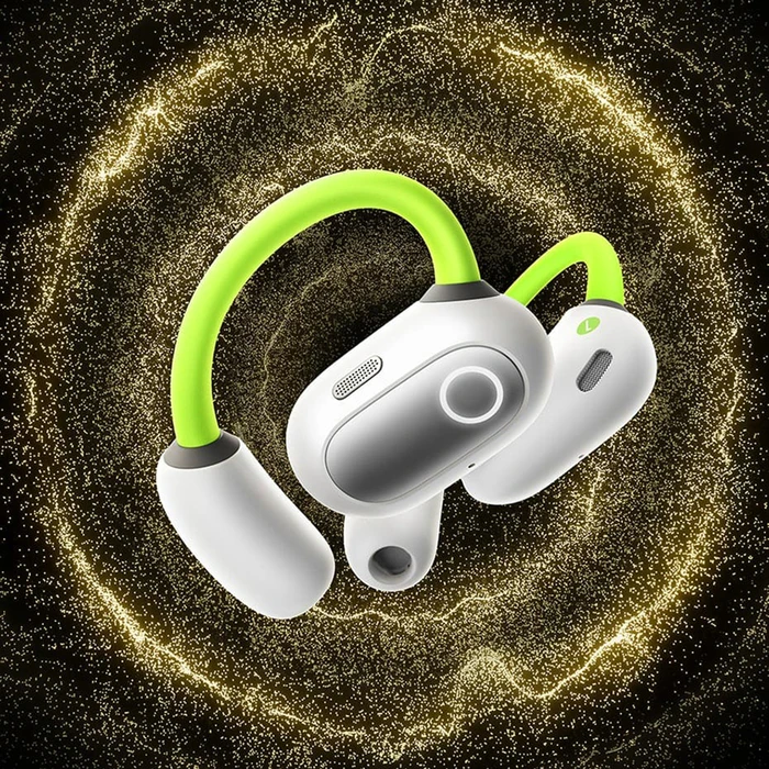 Baseus Eli Sport 1 PM20A Open Ear Bluetooth Handsfree Ακουστικά με Αντοχή στον Ιδρώτα και Θήκη Φόρτισης - Aurora Green