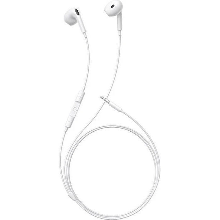 Baseus Encok HZ19 Wired In-ear Headphones with 3.5mm Jack - Moon White (A00182301213-00)