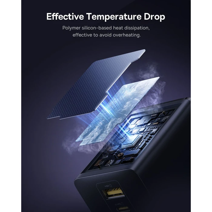 Φορτιστής τοίχου Baseus EnerFill FE11 100W (2x USB-C + 1x USB-A) - Μαύρος