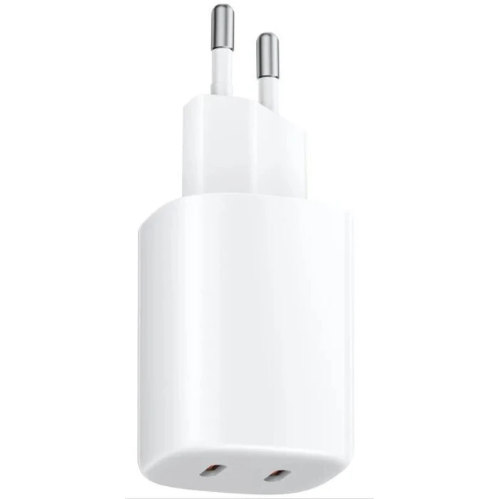 Xiaomi Φορτιστής Χωρίς Καλώδιο με 2 Θύρες USB-C 45W Power Delivery Λευκός (BHR087OEU)