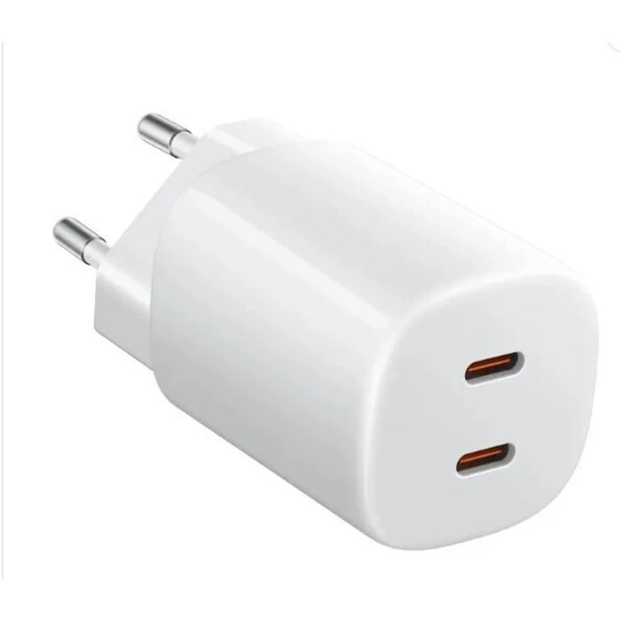 Xiaomi Φορτιστής Χωρίς Καλώδιο με 2 Θύρες USB-C 45W Power Delivery Λευκός (BHR087OEU)
