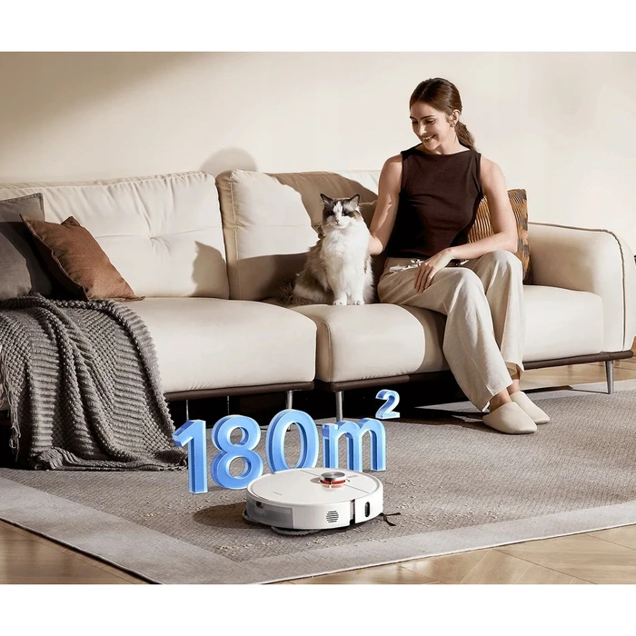 Xiaomi Robot Vacuum S40 Pro White - Laser Mapping & 15000Pa Suction