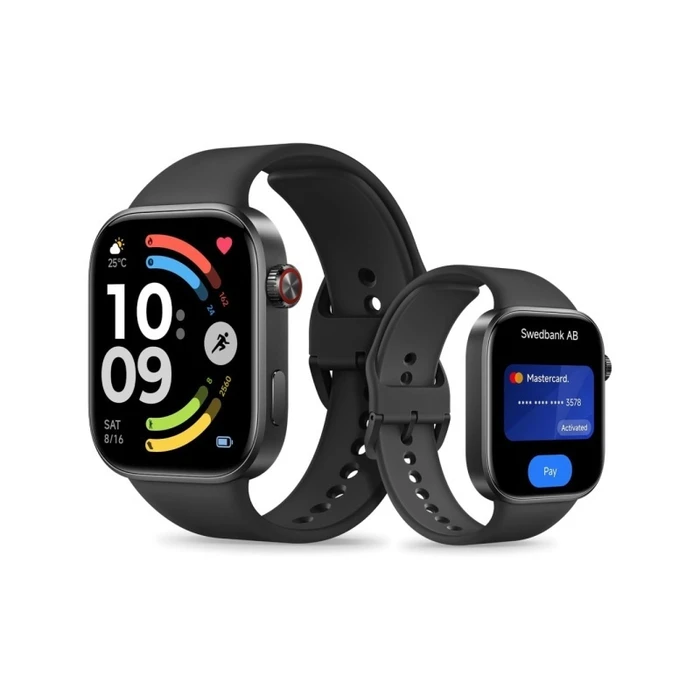 Xiaomi Redmi Watch 6 NFC Aluminium 46mm (Obsidian Black) - Έξυπνο Ρολόι