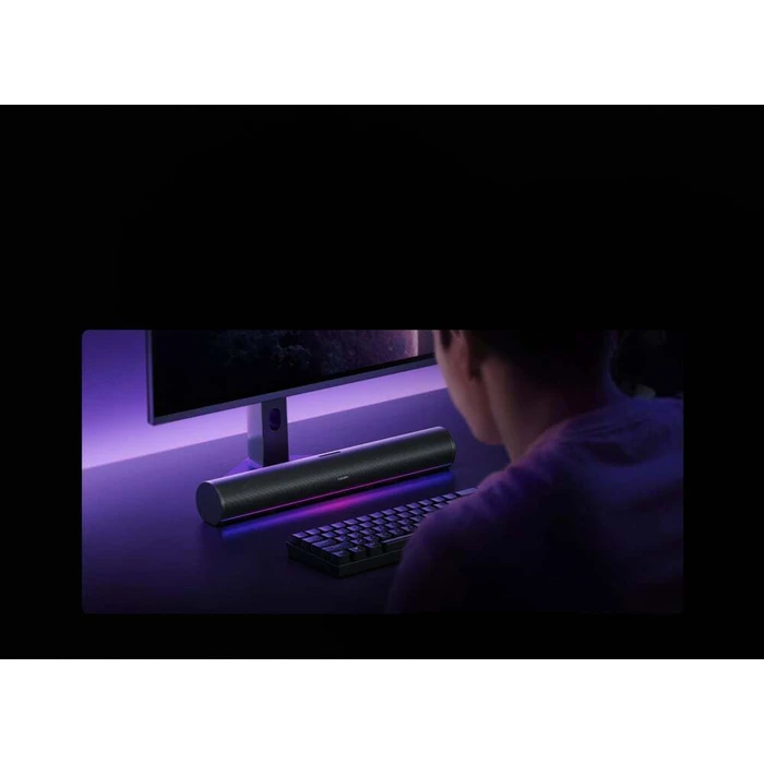 Xiaomi Desktop Ασύρματα Ηχεία Υπολογιστή 2.0 με RGB Φωτισμό και Bluetooth Ισχύος 10W Μαύρα